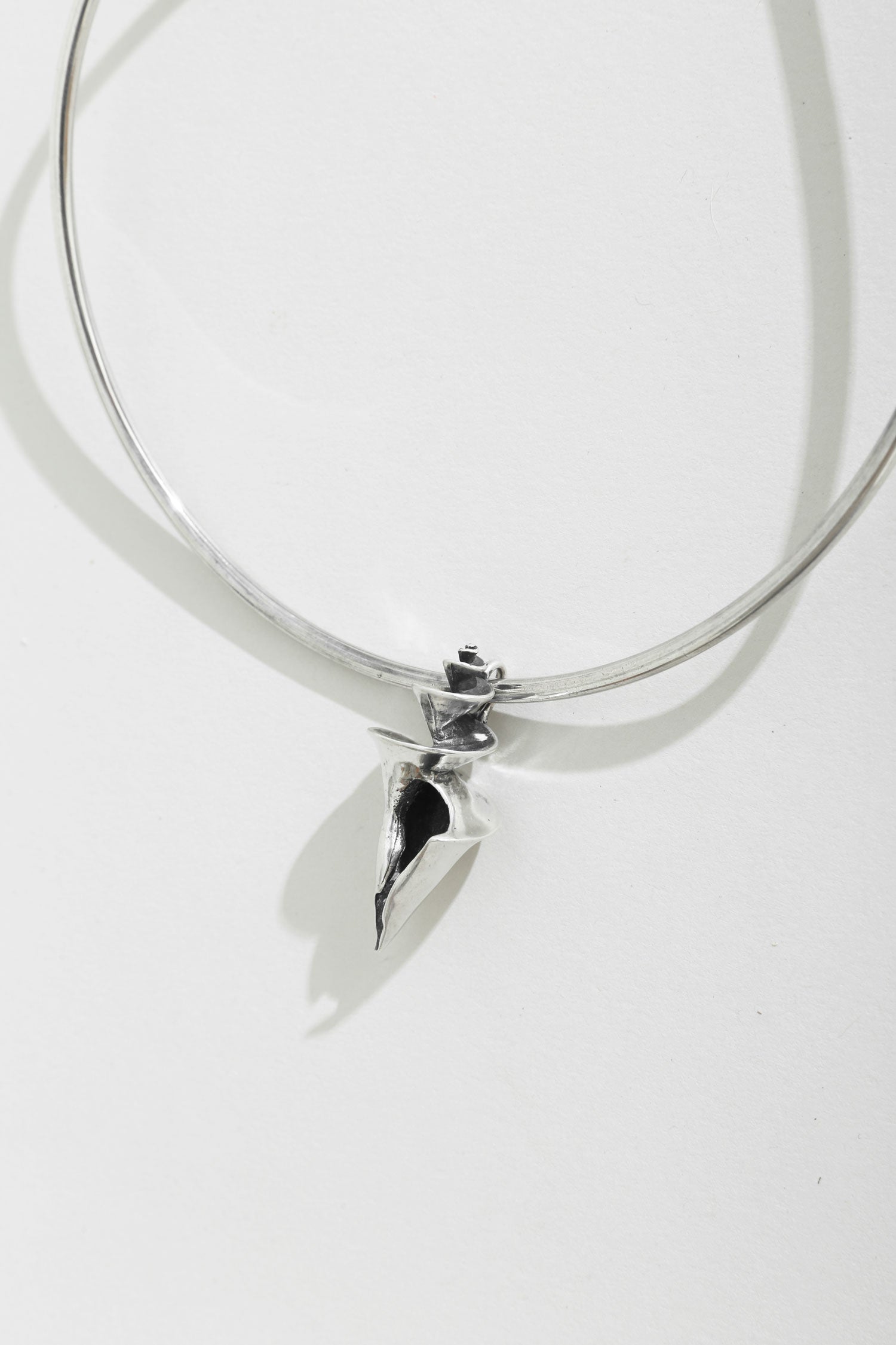 Spiral Shell Collar Necklace