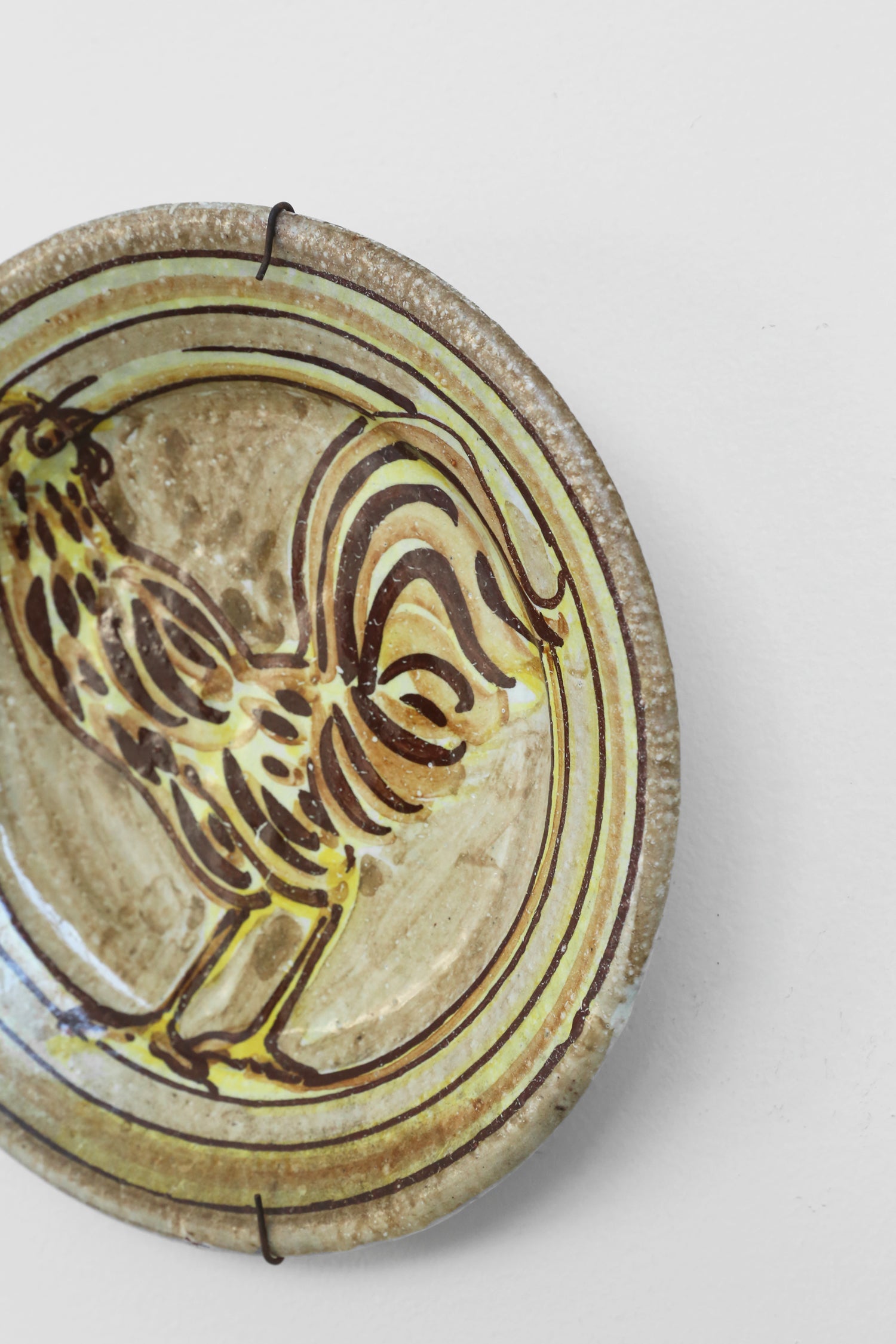 Folk Rooster Ceramic Hanging