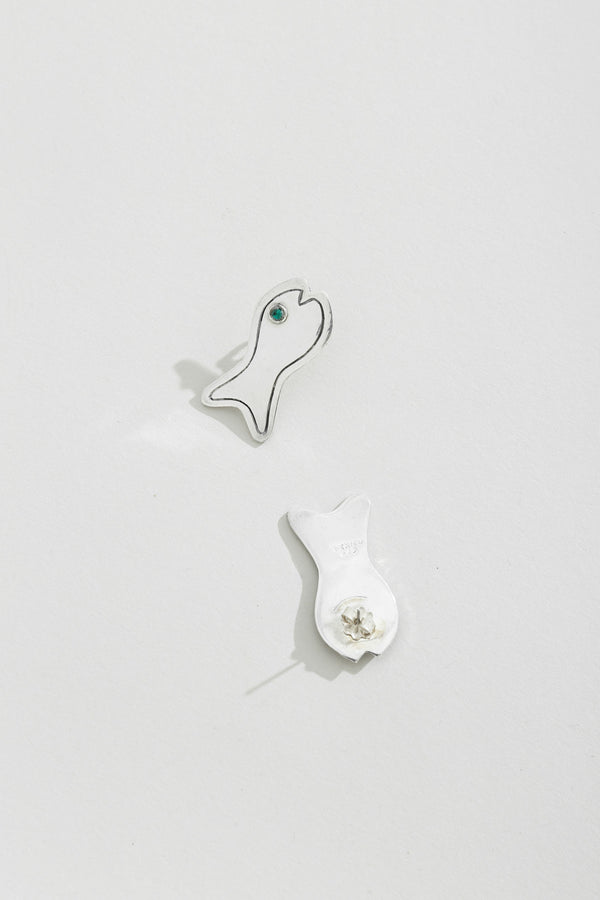 Sterling Fish Earrings