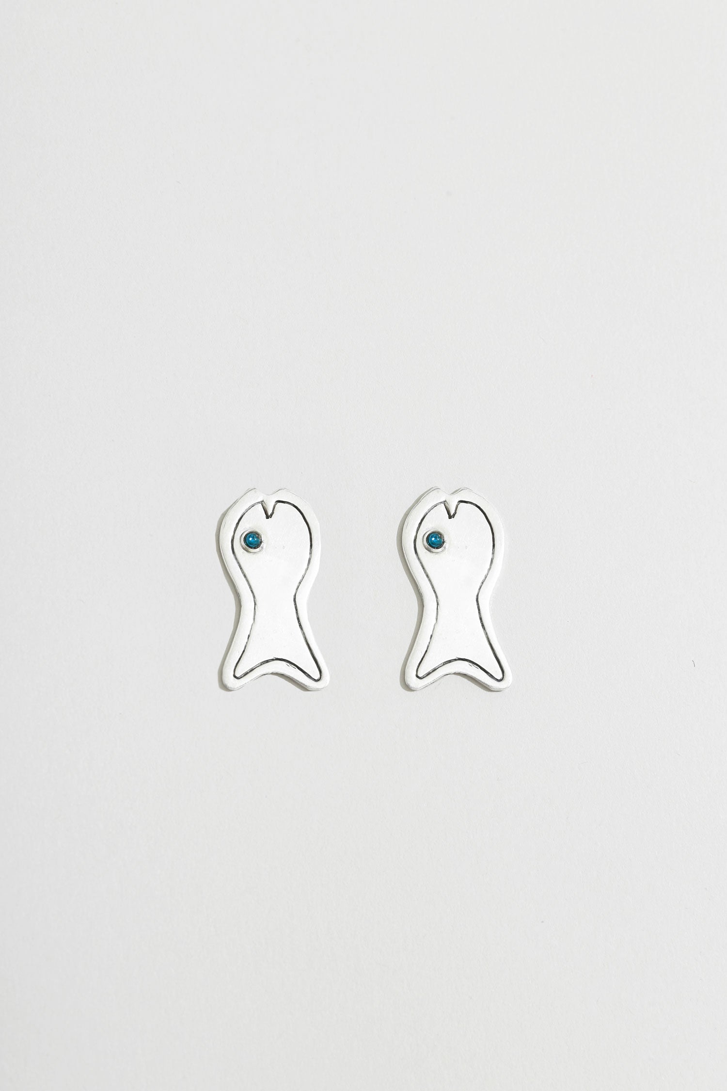 Sterling Fish Earrings