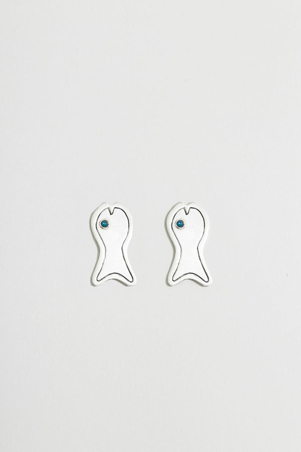 Sterling Fish Earrings