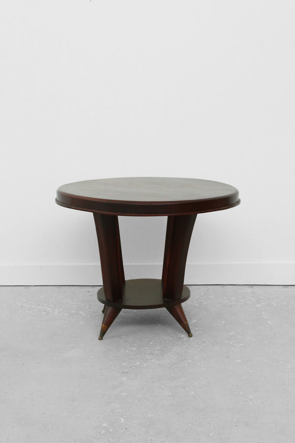 Secession Style Wood Side Table
