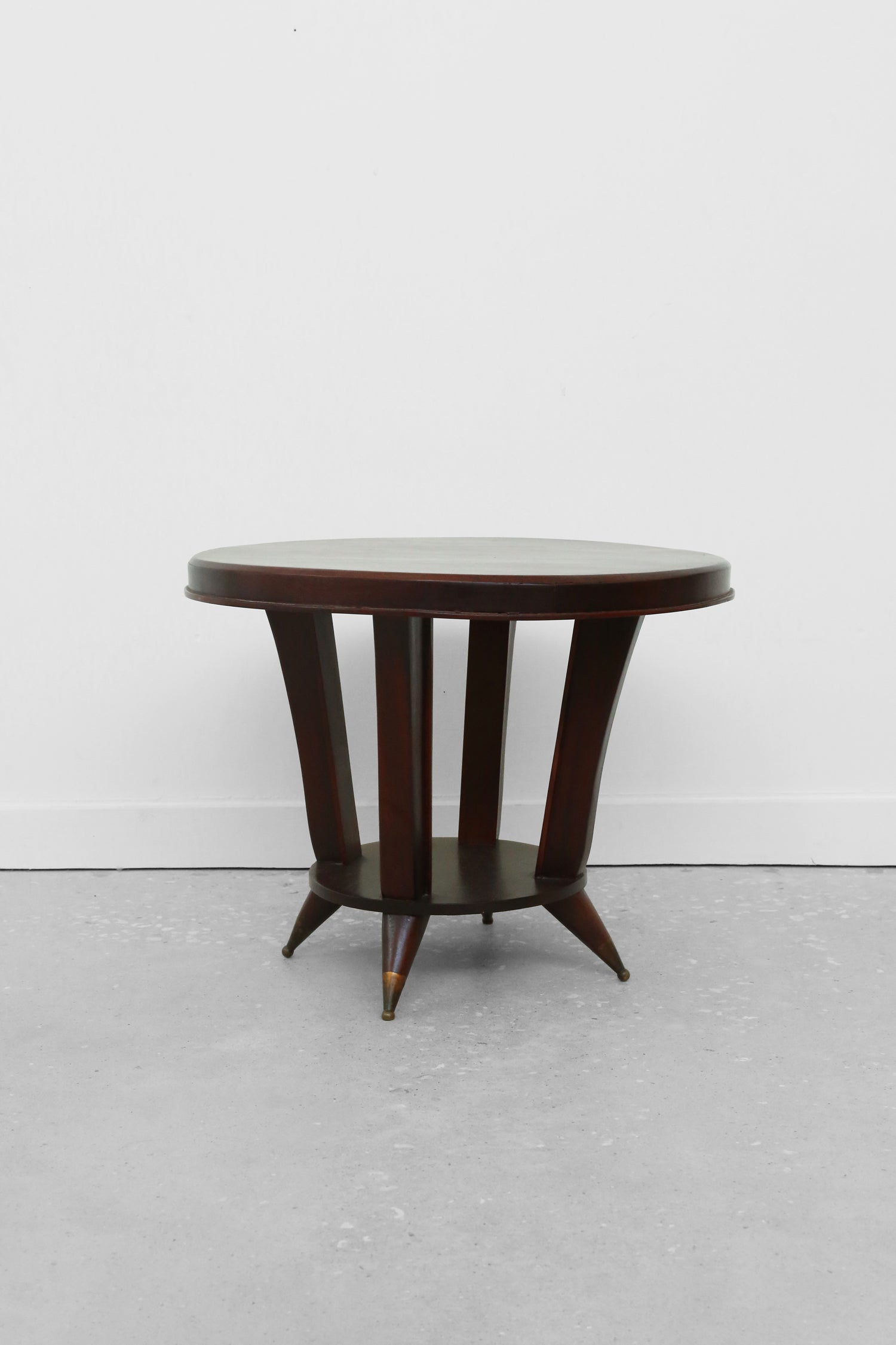 Secession Style Wood Side Table