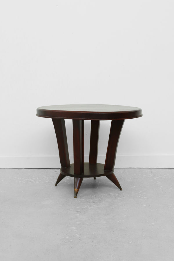 Secession Style Wood Side Table