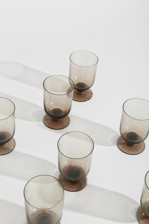 Smoky Glassware - Set of 9