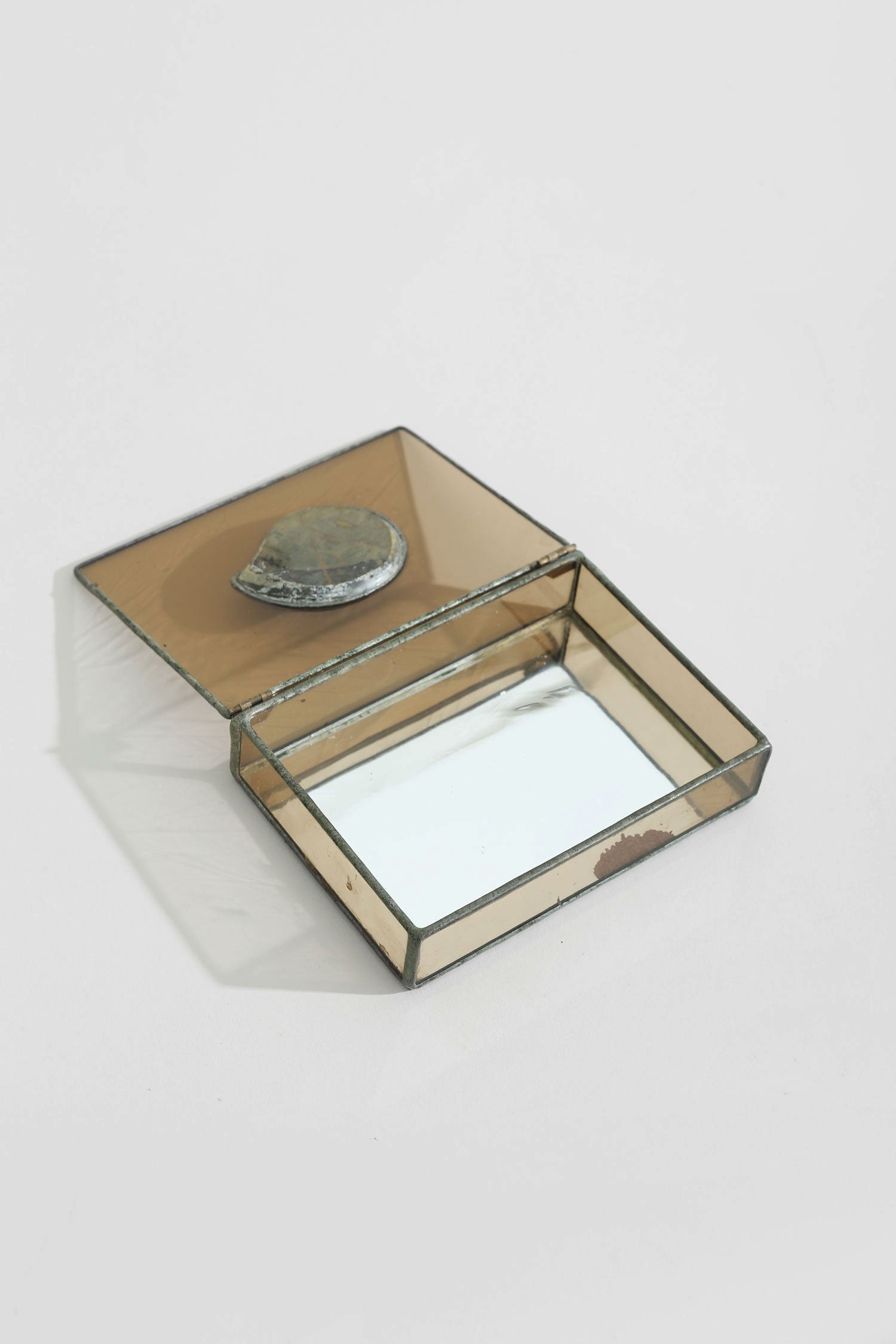 Shell + Glass Jewelry Box