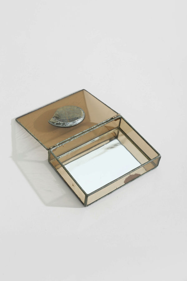 Shell + Glass Jewelry Box