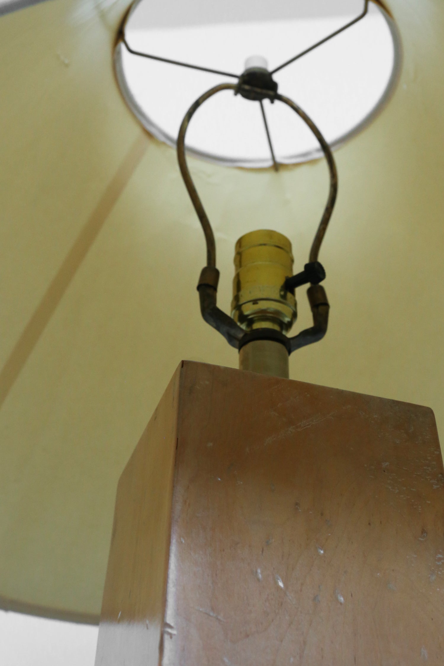 Architectural Wood Floor Lamp