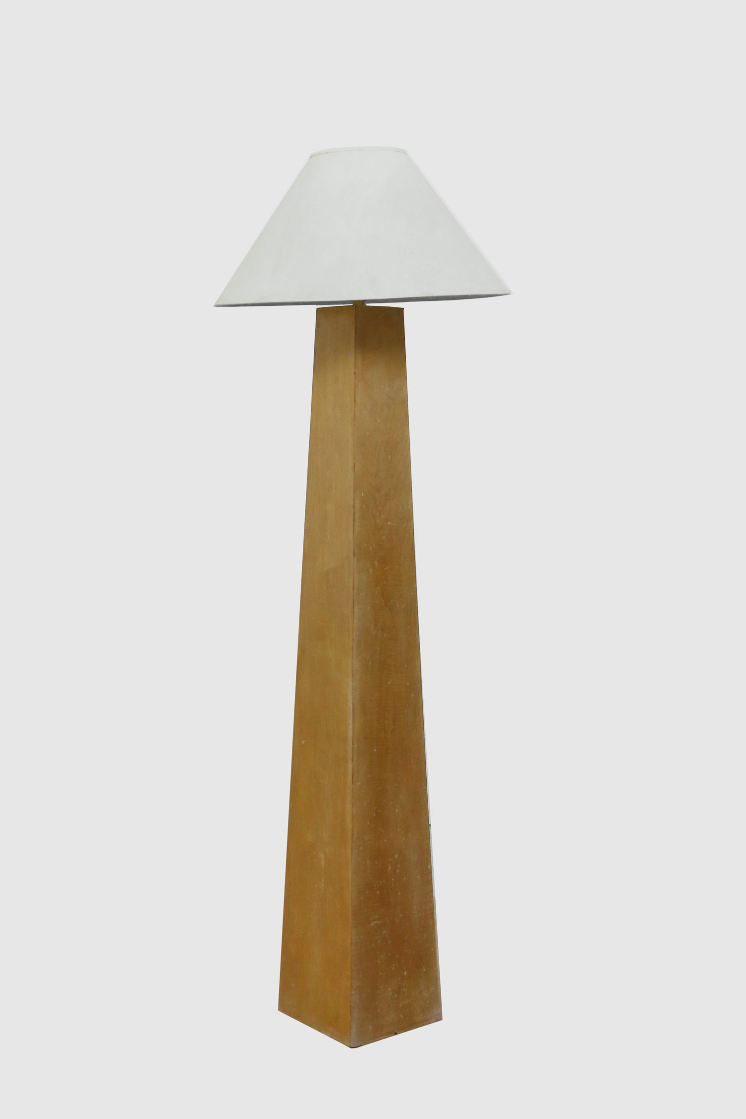 Architectural Wood Floor Lamp