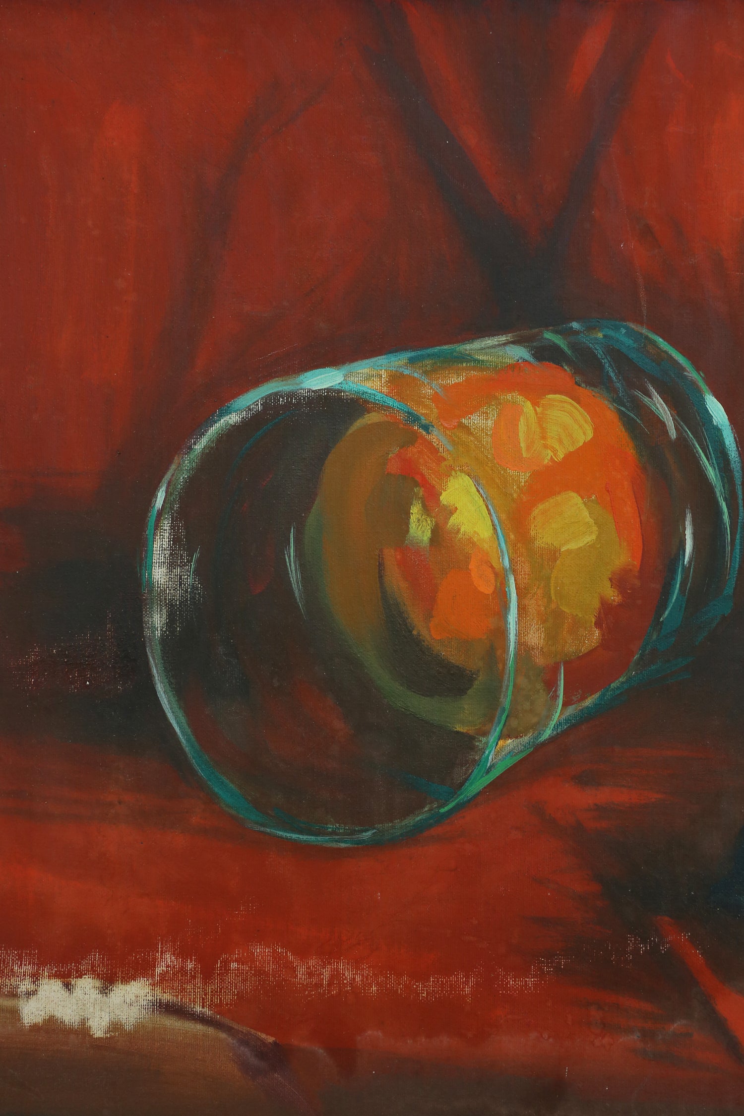 Red Still Life Painting, '75