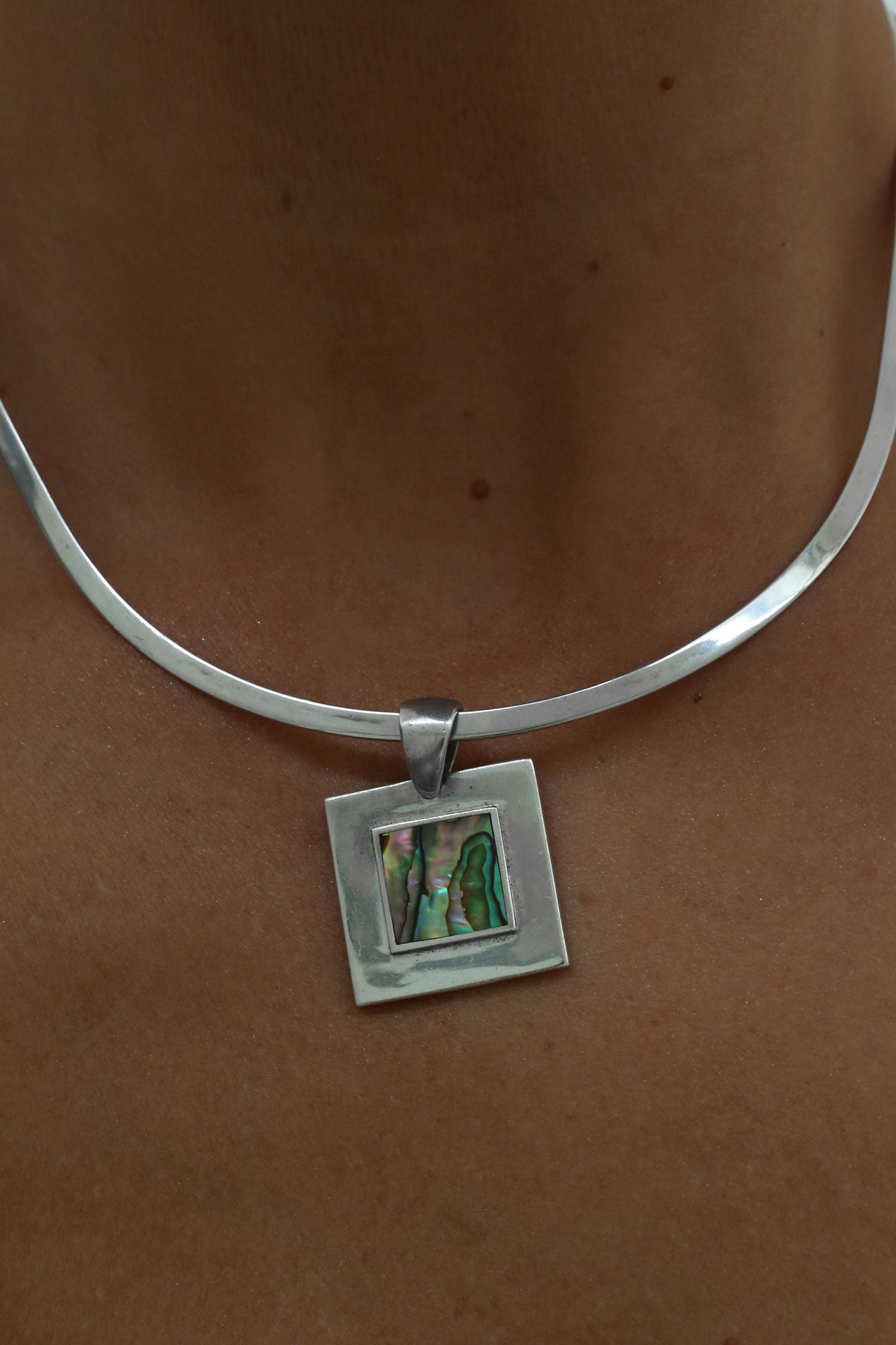 Abalone Collar Necklace