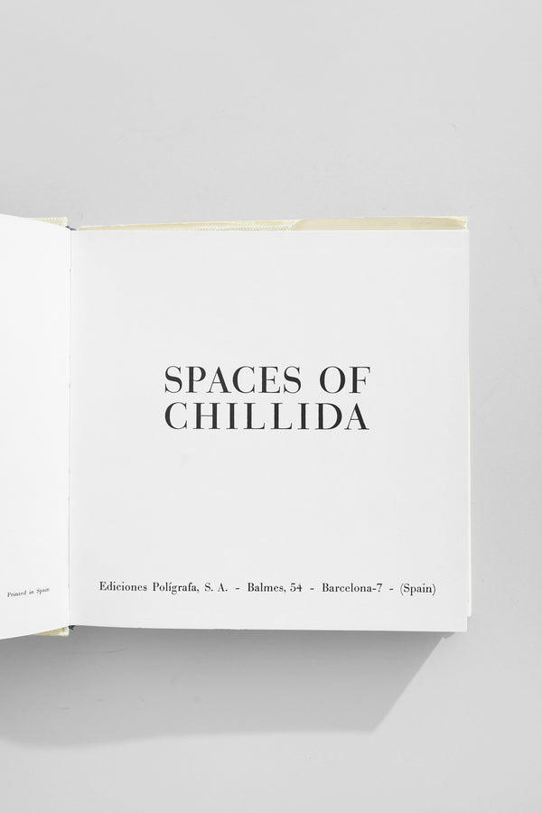 Spaces of Chillida Book