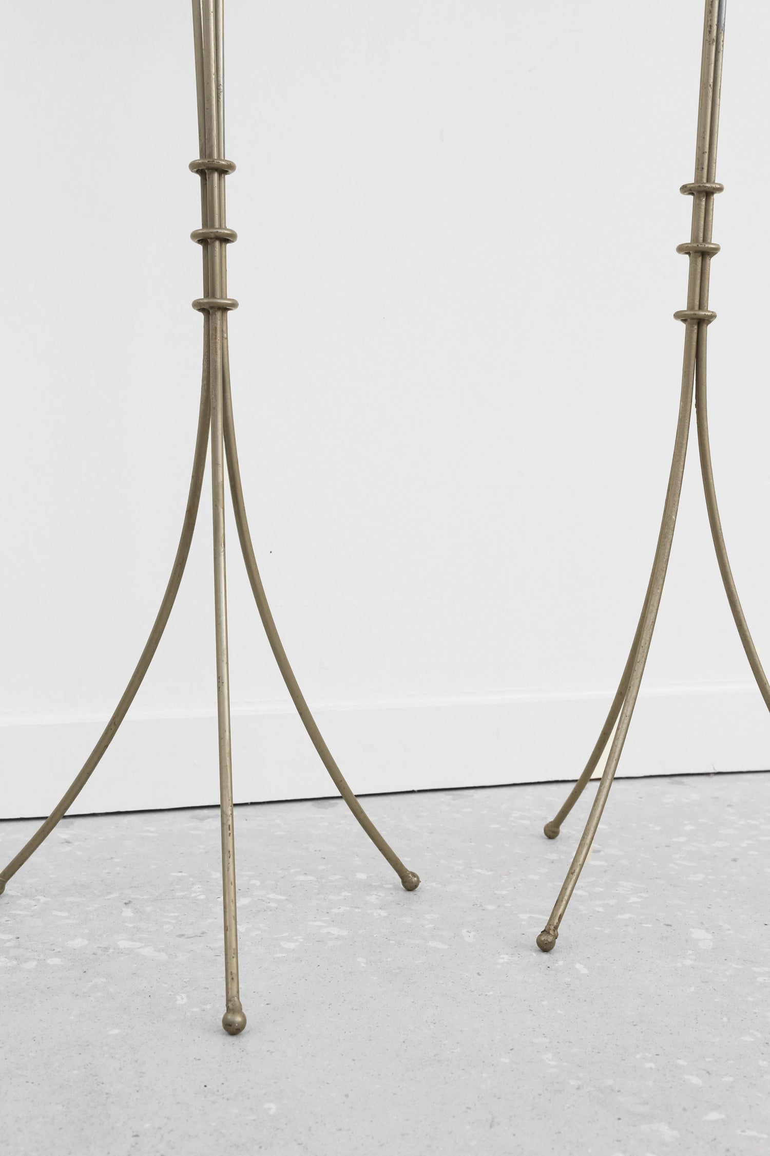 Sculptural Floor Candleholder Set