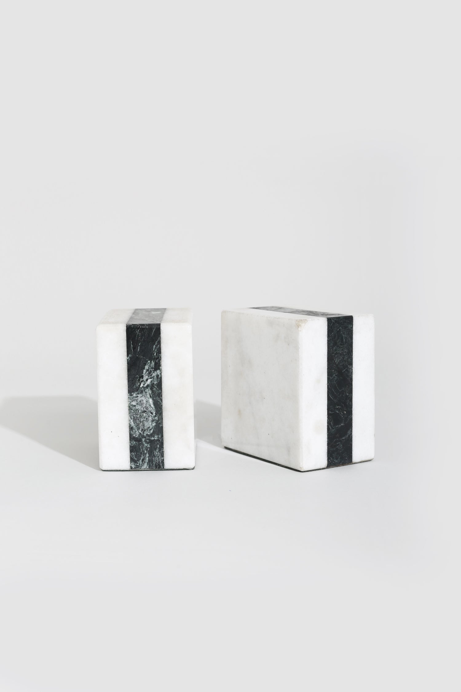 Marble Square Bookends