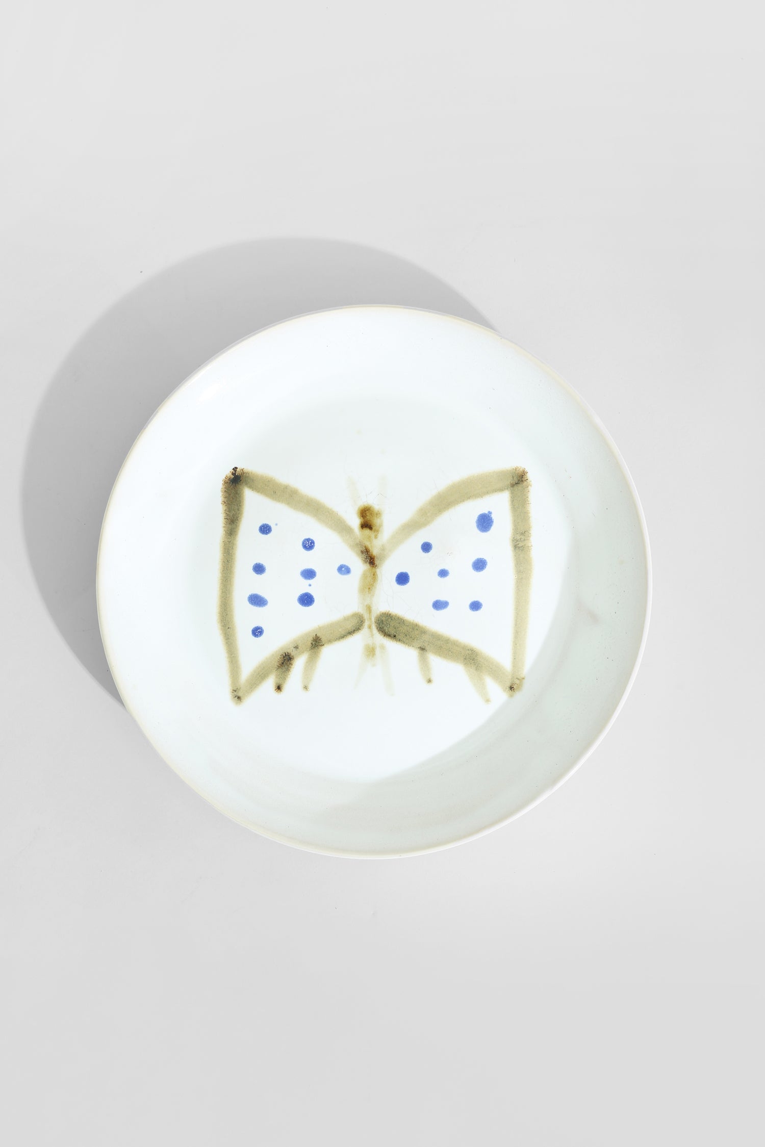 Butterfly Ceramic Studio Plate