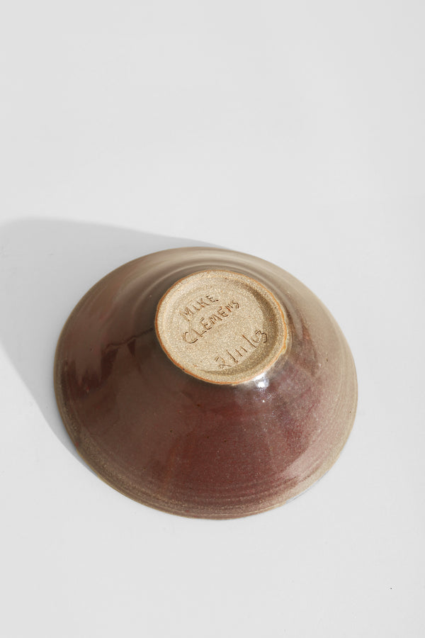 Plum Pottery Bowl