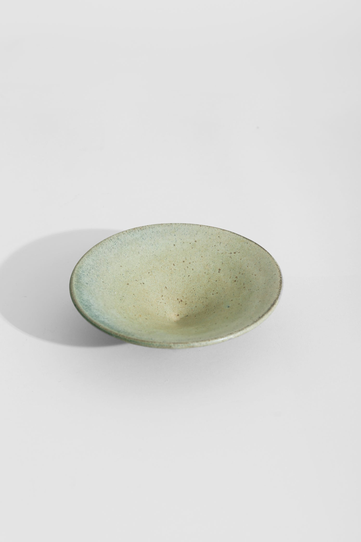 Stone Pottery Pedestal Bowl