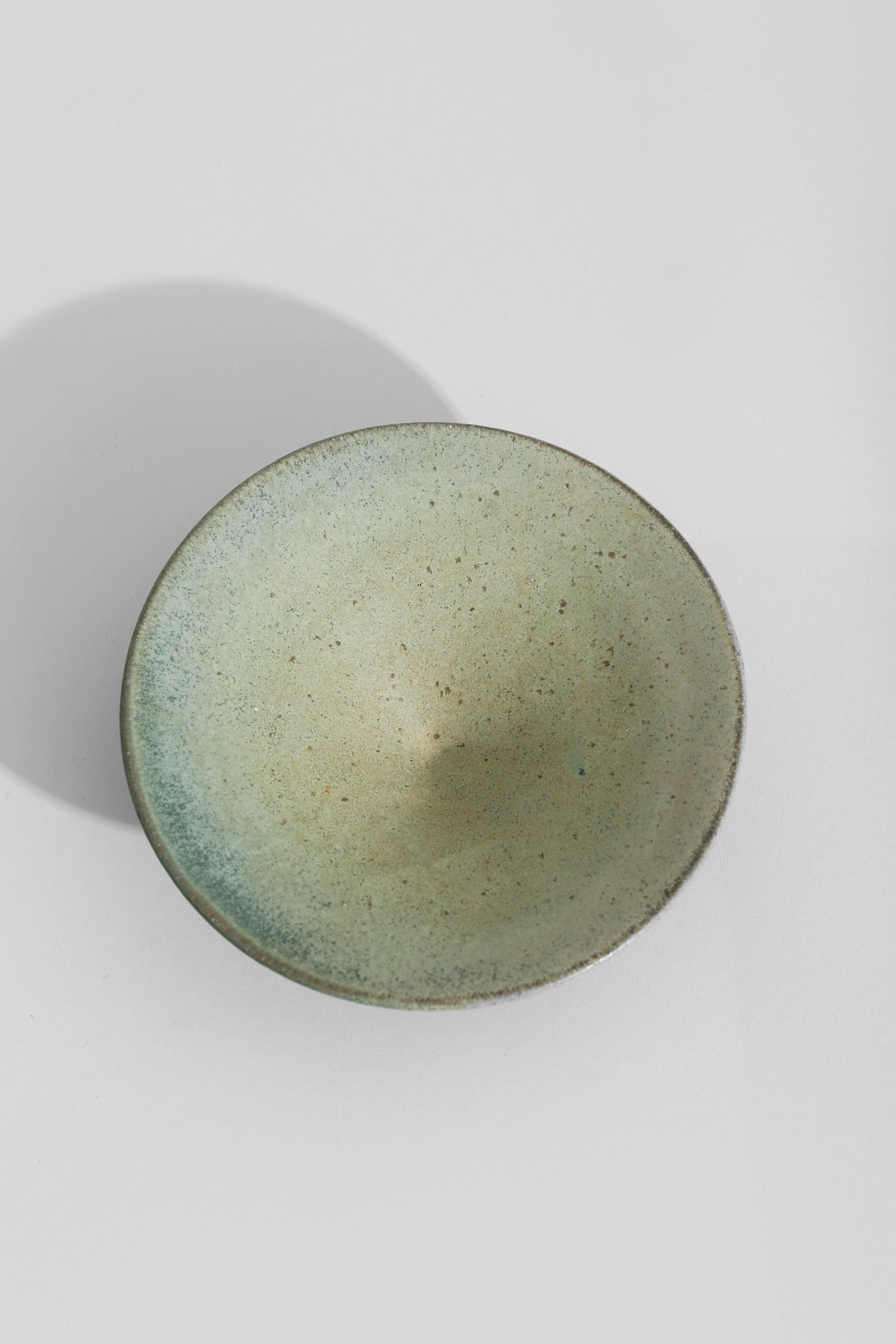 Stone Pottery Pedestal Bowl