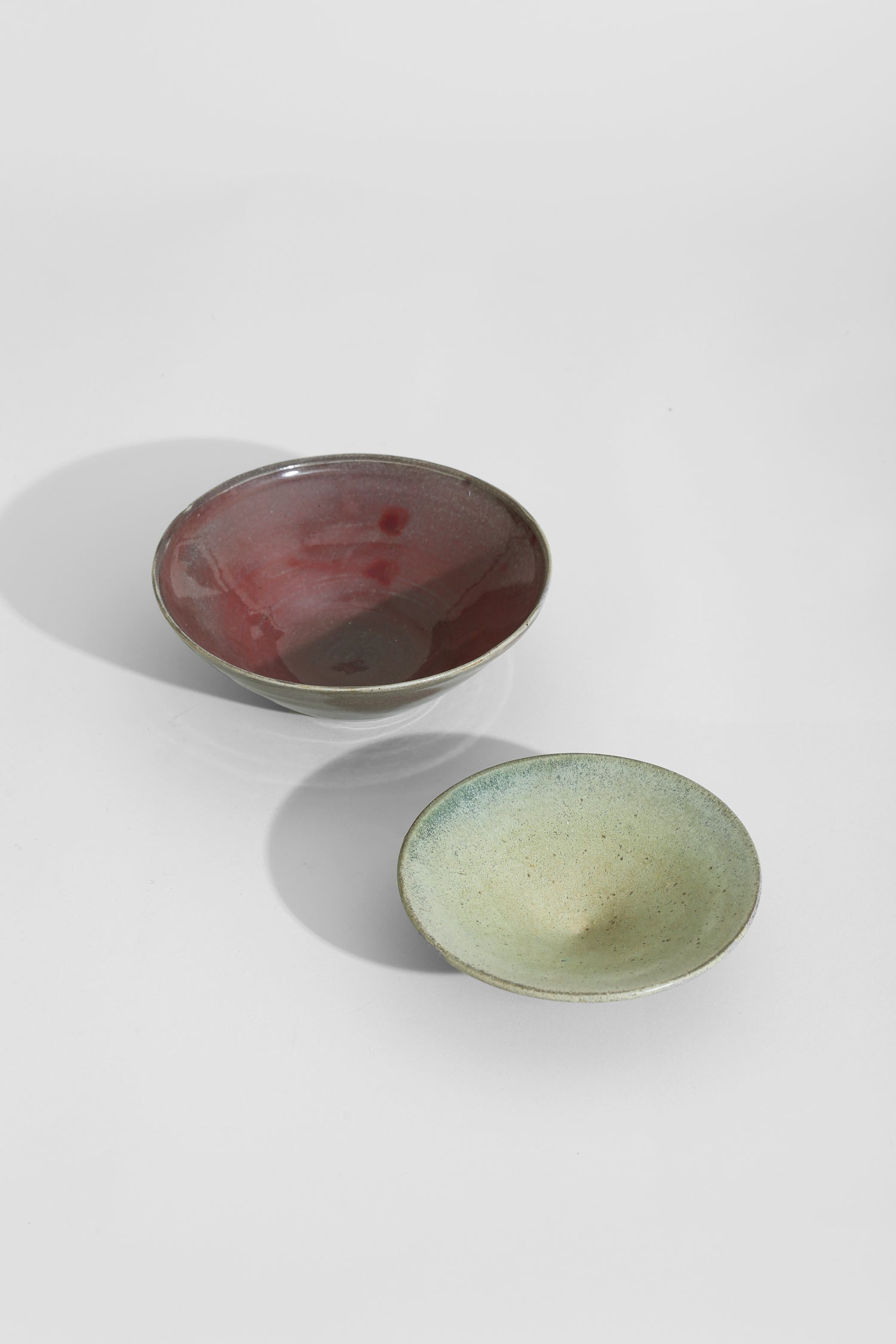 Stone Pottery Pedestal Bowl