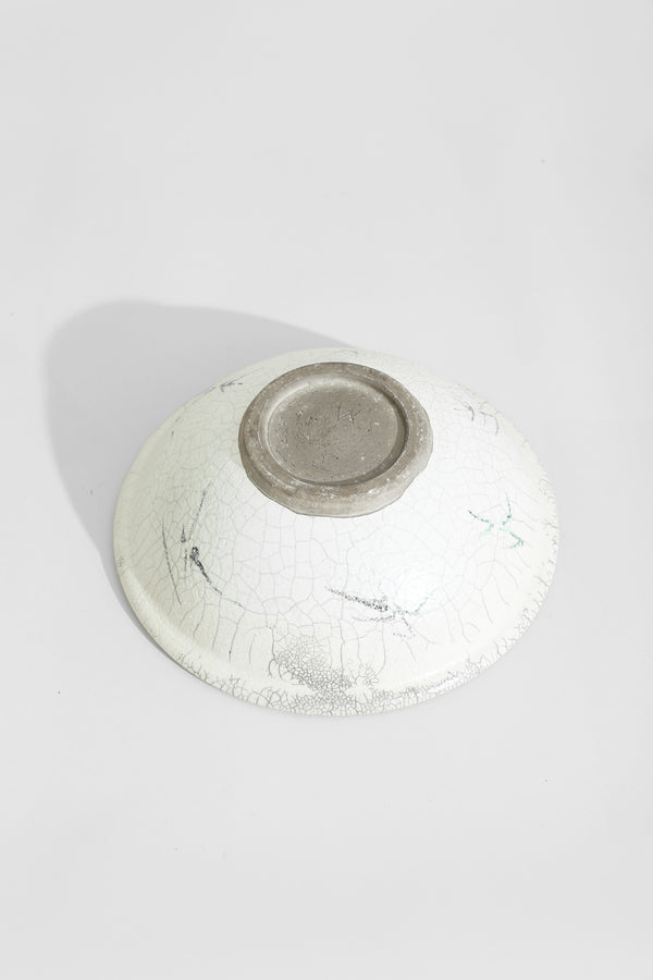 Crazed Ceramic Bowl