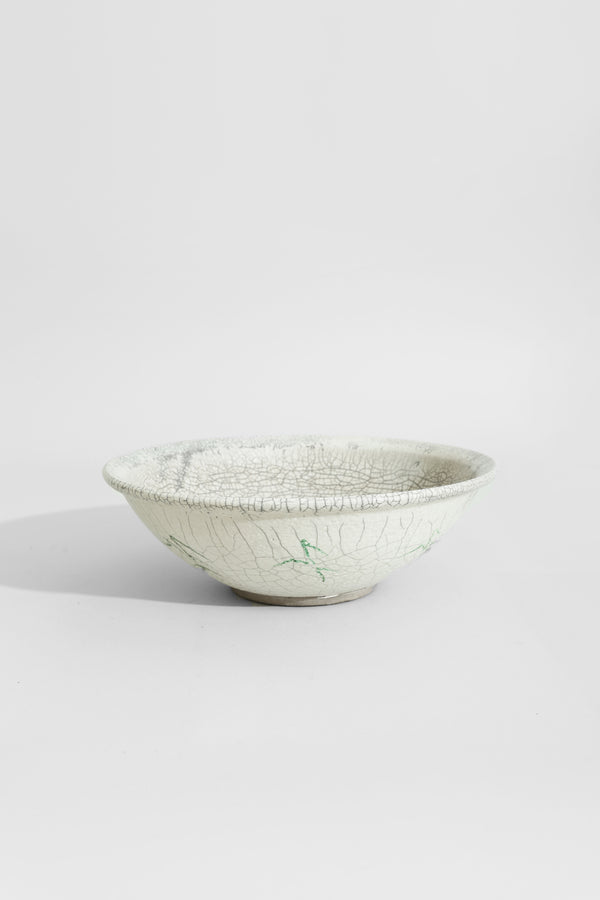 Crazed Ceramic Bowl