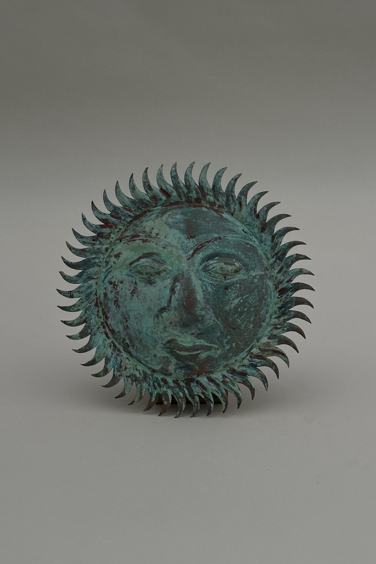 Metal Sun Hanging Sculpture