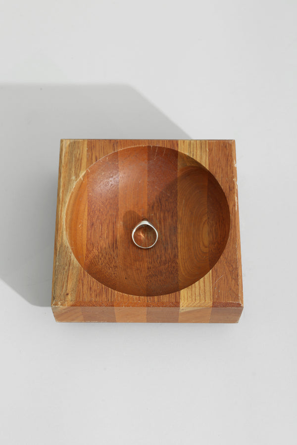Mid-Century Wood Catchall