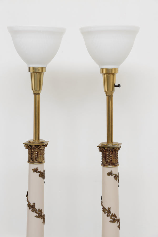 Hollywood Regency Lamp Set