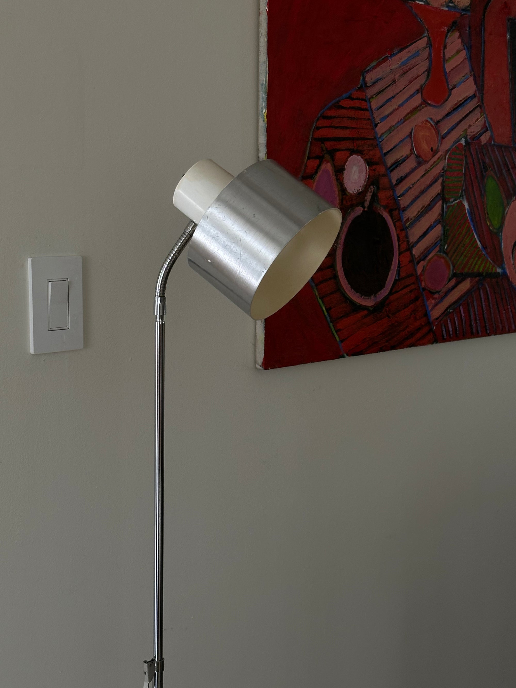 Chrome Tripod Floor Lamp