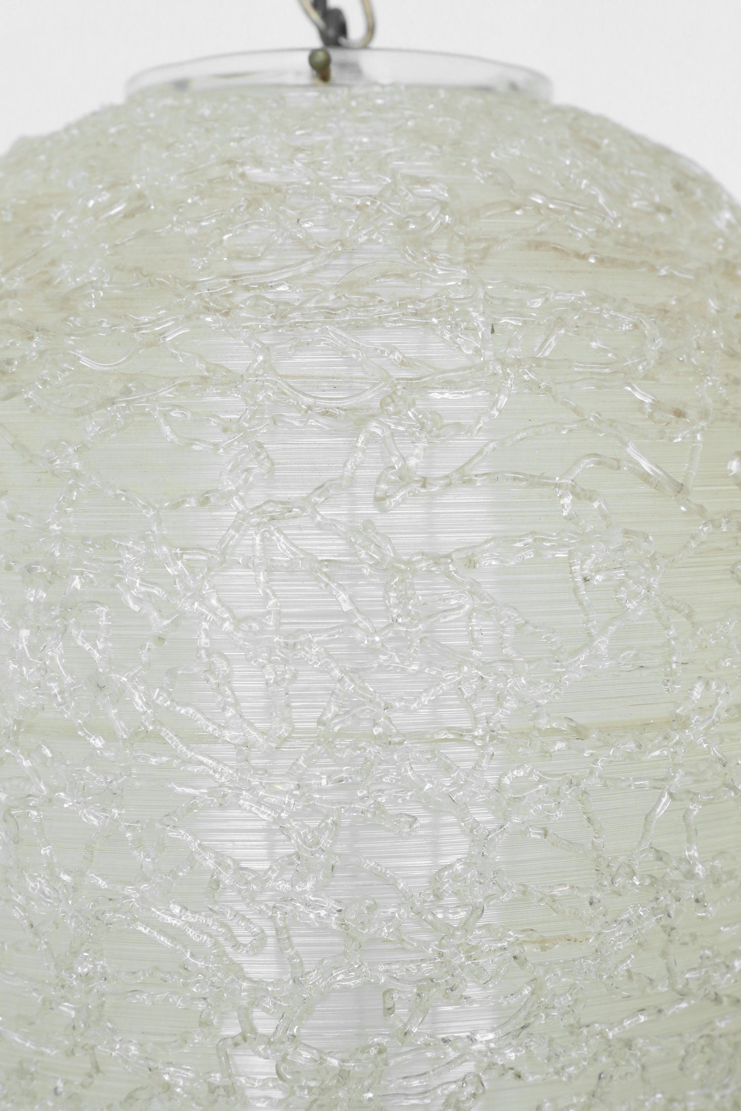 Lucite Spaghetti Swag Lamp