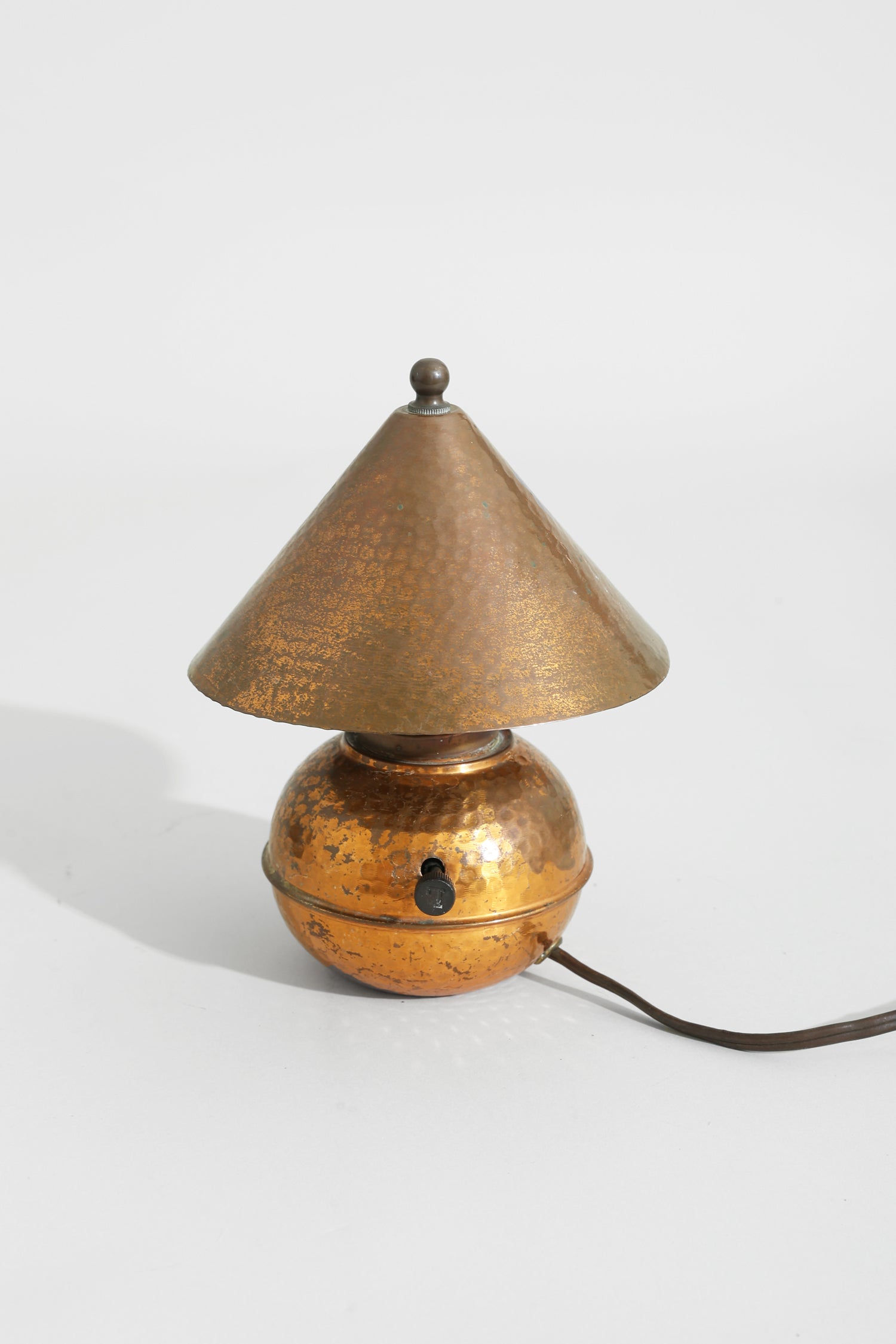 Hammered Copper Table Lamp