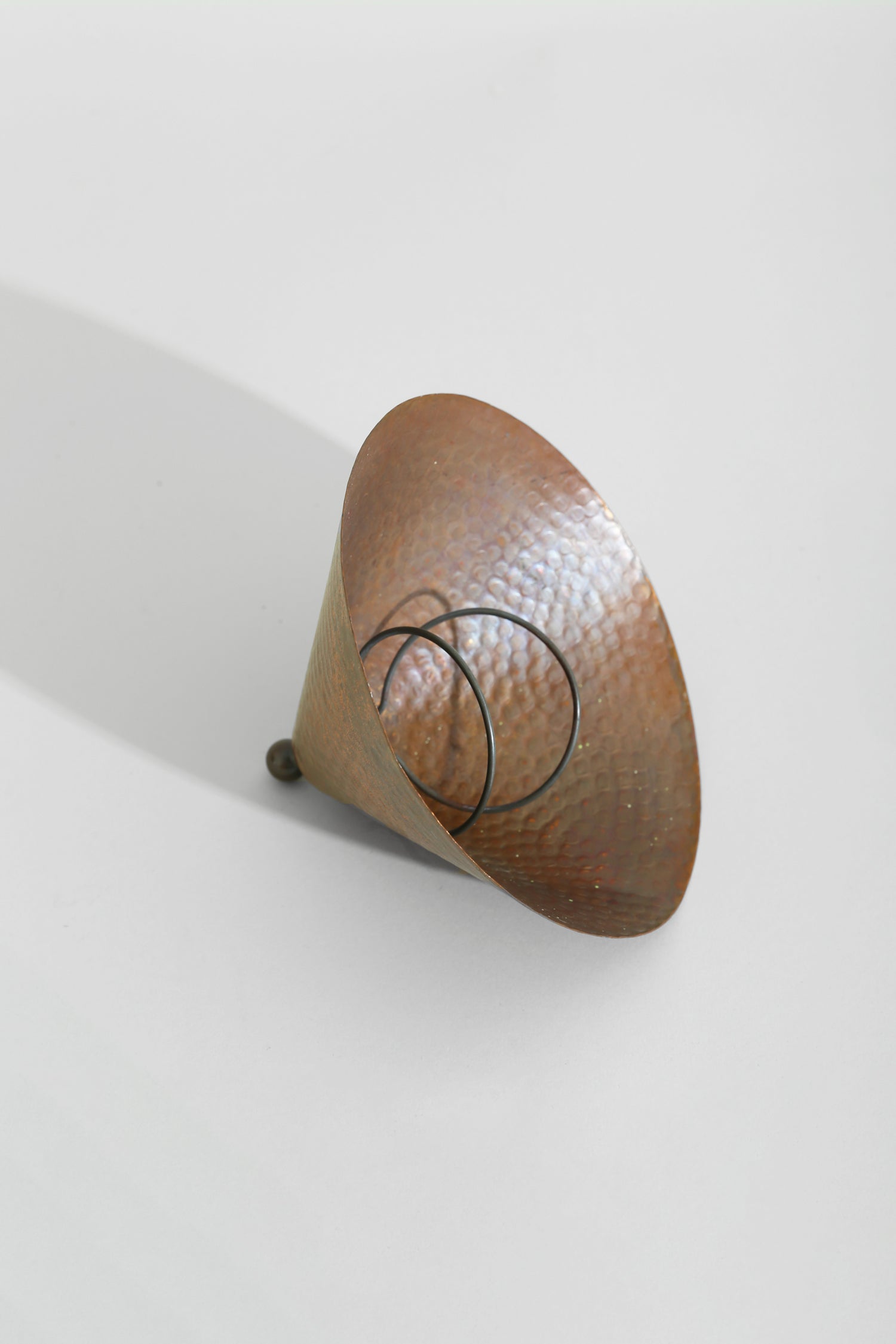 Hammered Copper Table Lamp