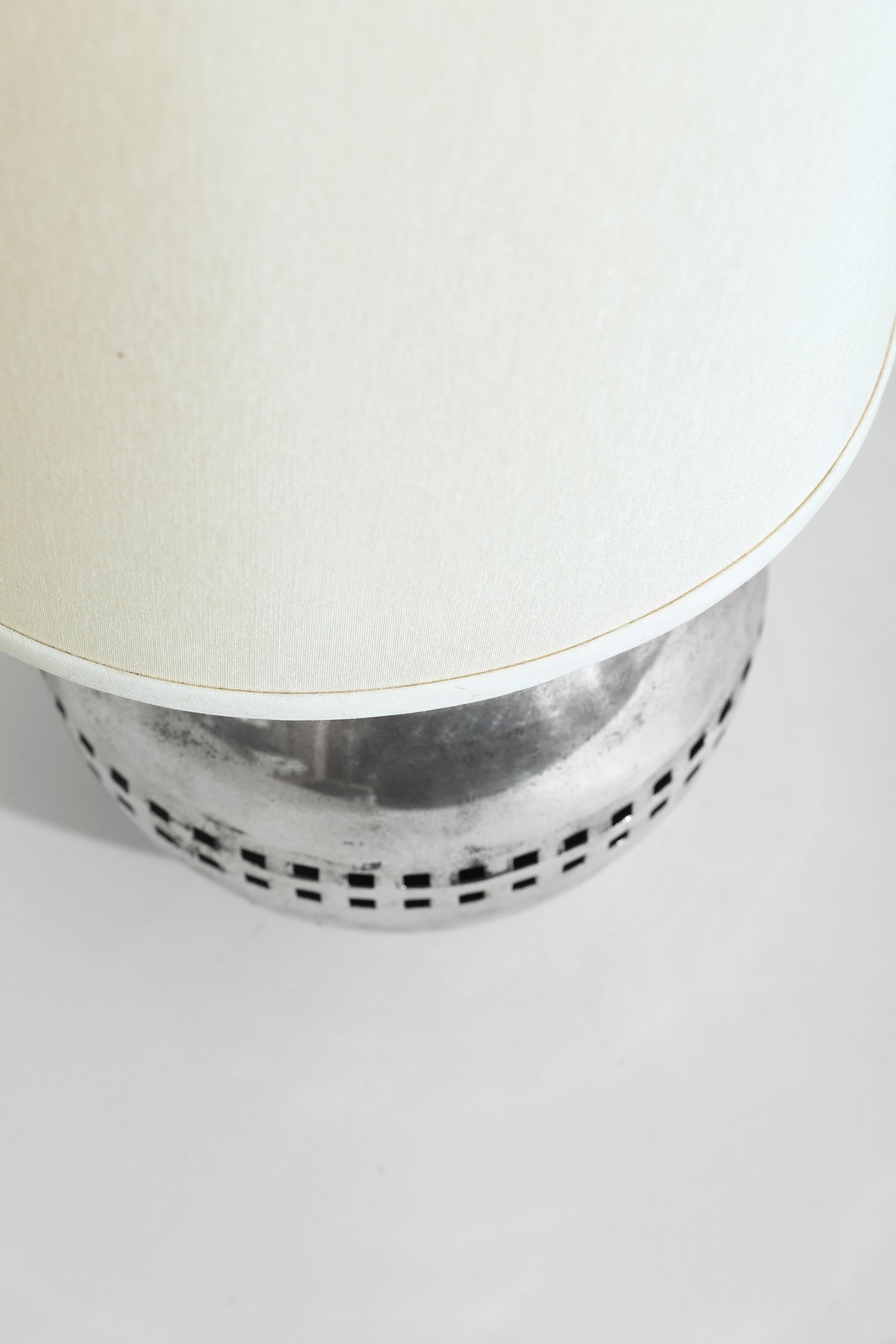 Silver Spherical Table Lamp