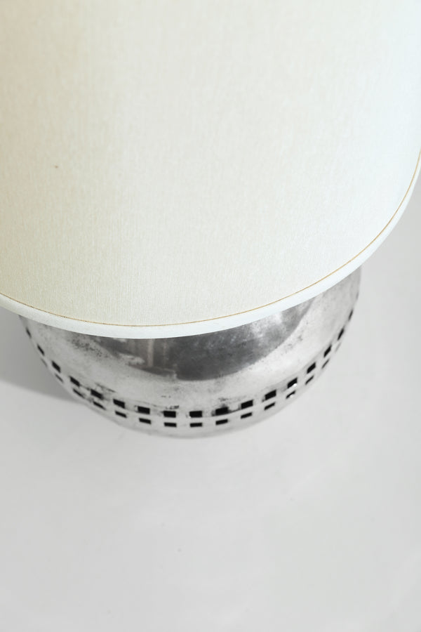Silver Spherical Table Lamp