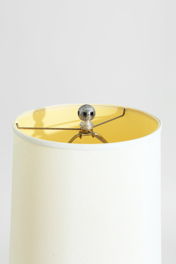 Silver Spherical Table Lamp
