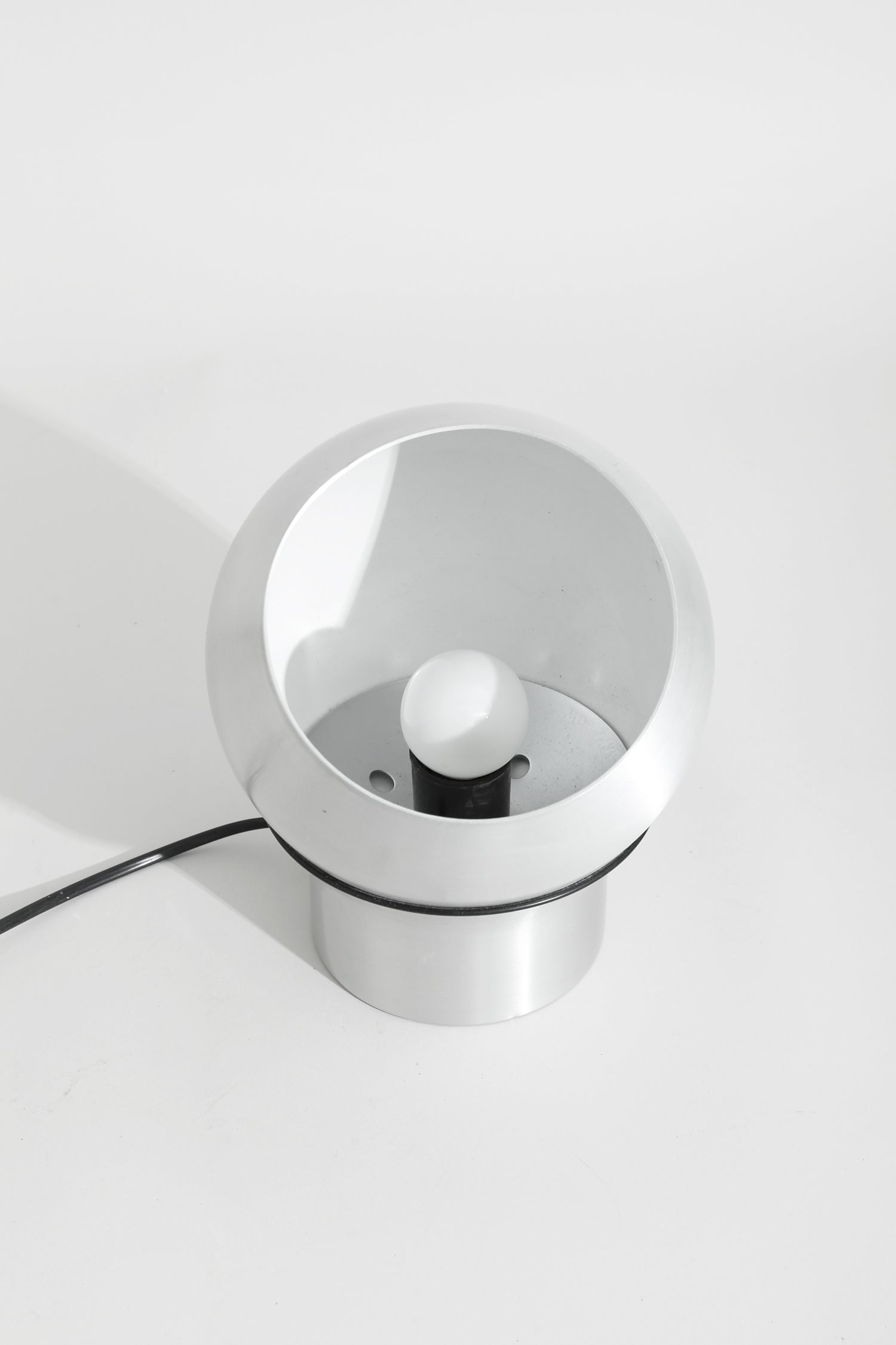 Aluminum Orb Table Lamp