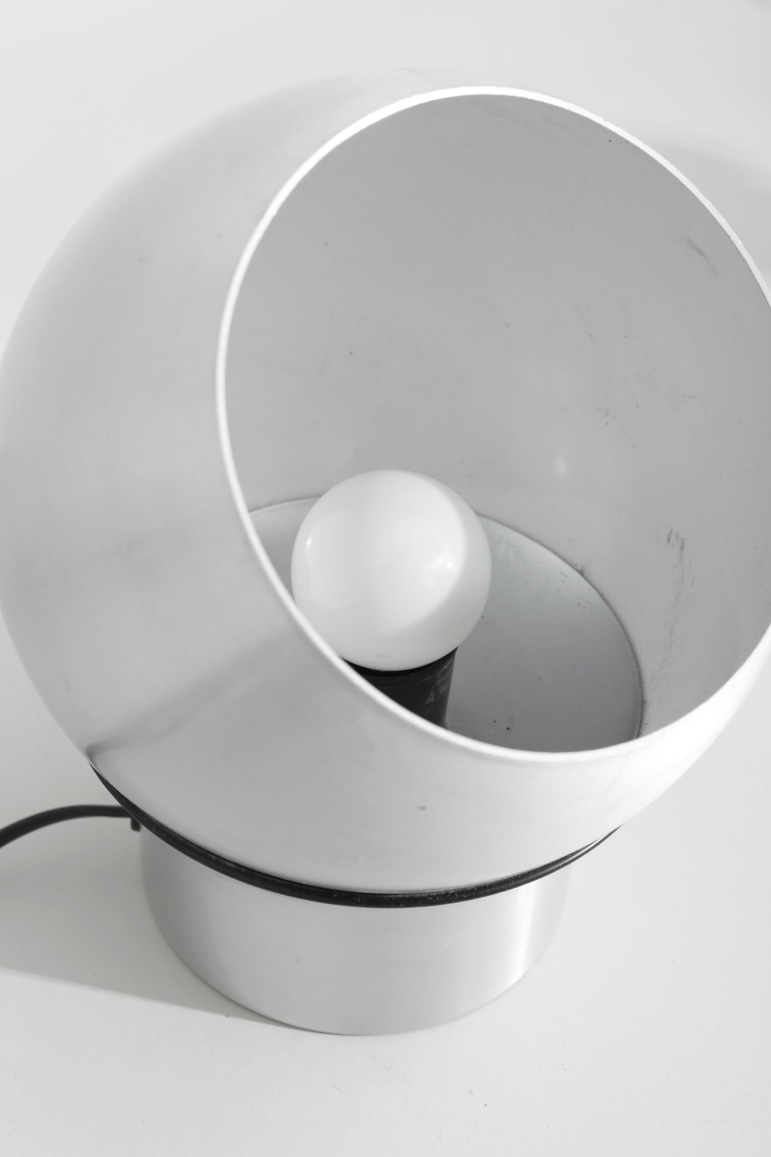 Aluminum Orb Table Lamp