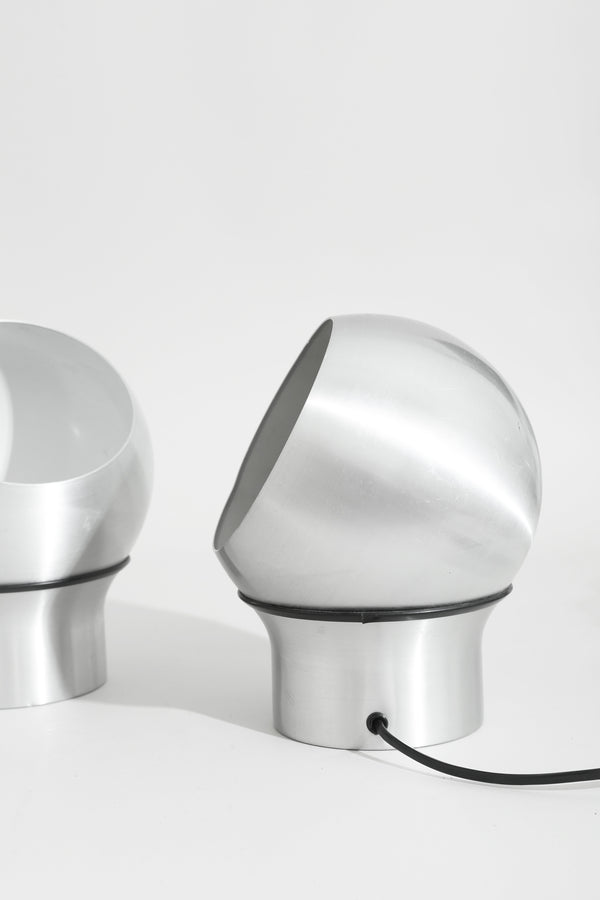 Aluminum Orb Table Lamp
