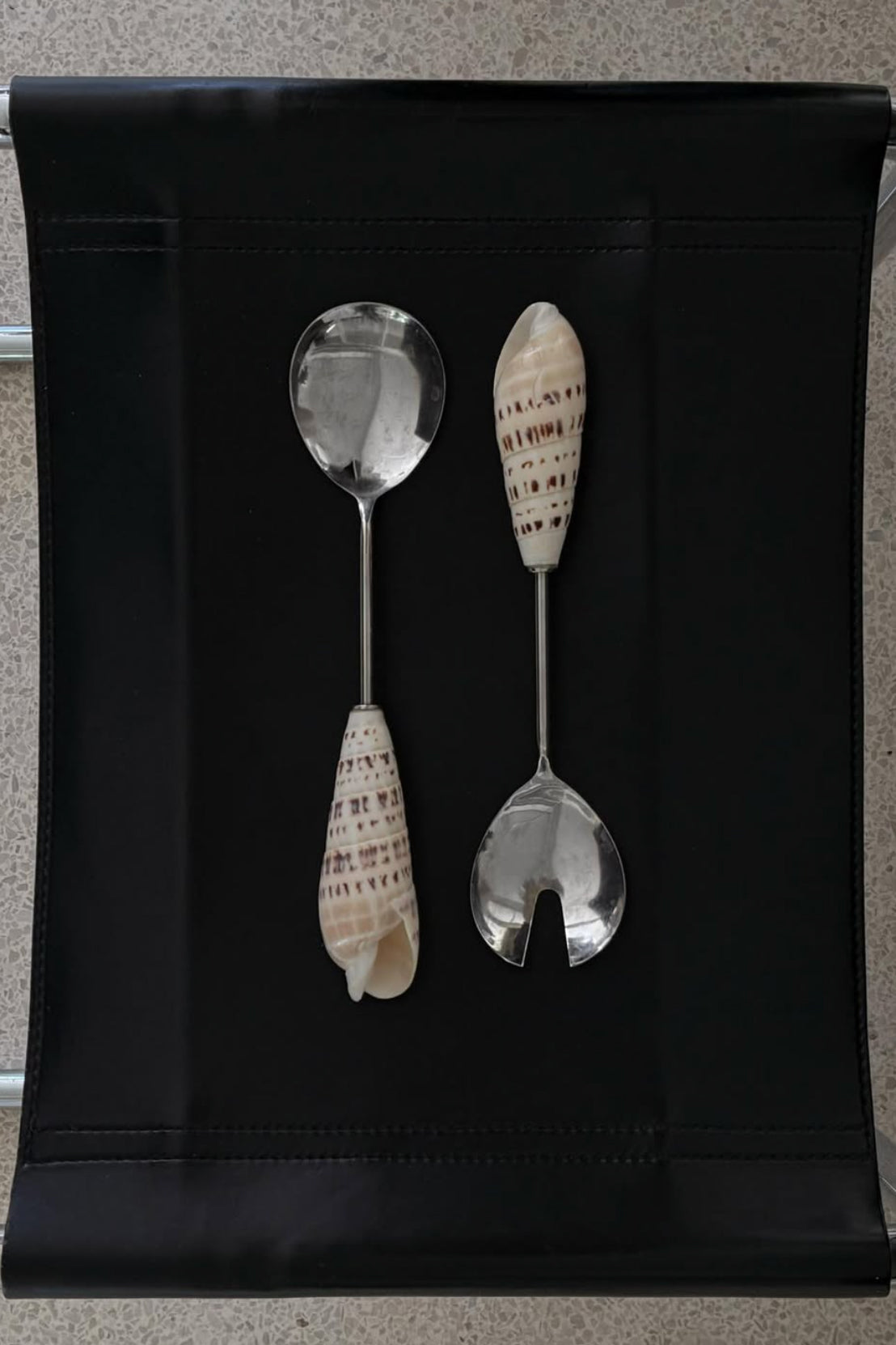 Shell Salad Servers