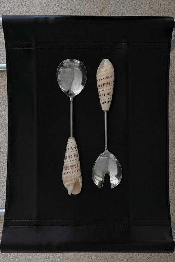 Shell Salad Servers