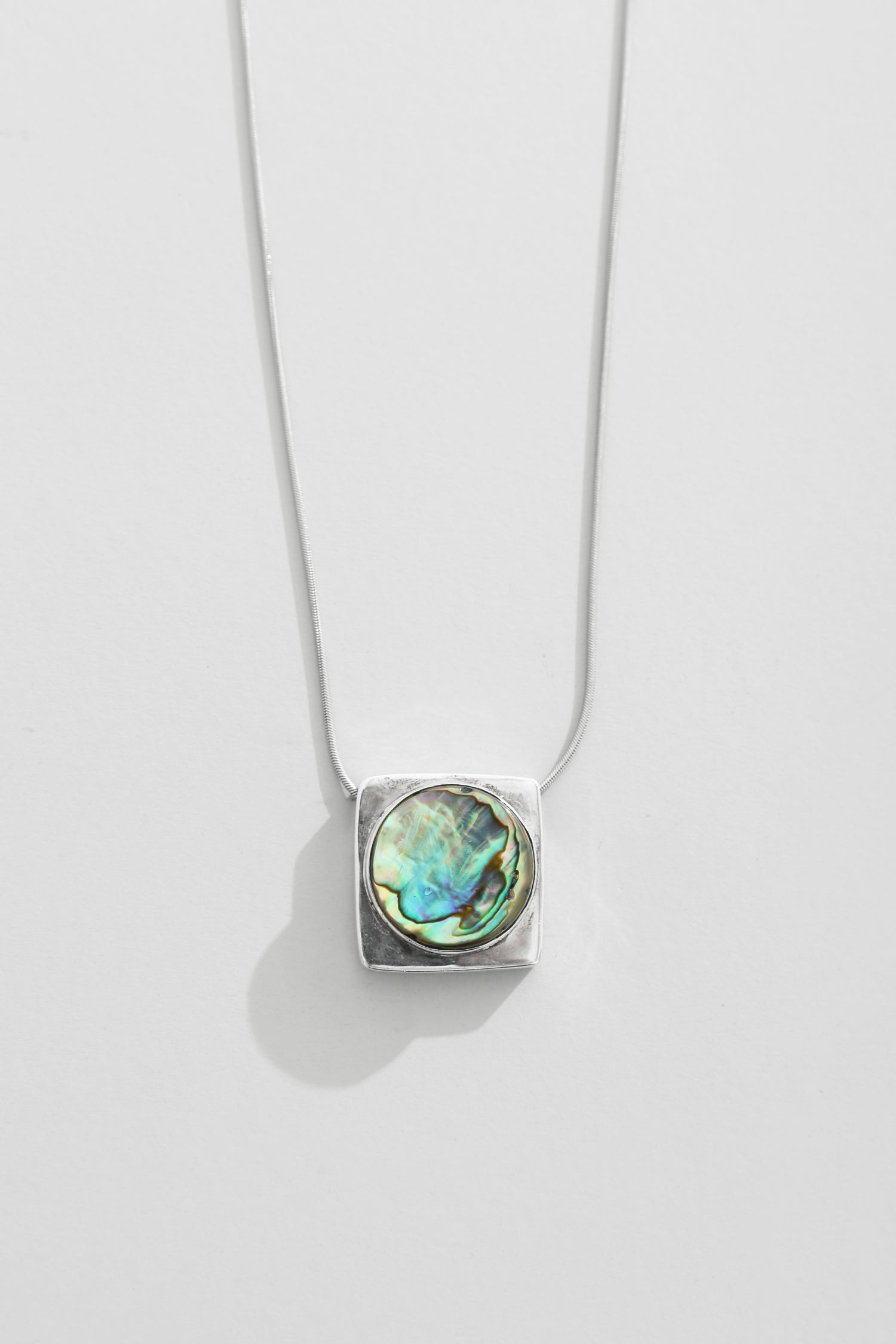 Modernist Abalone Necklace