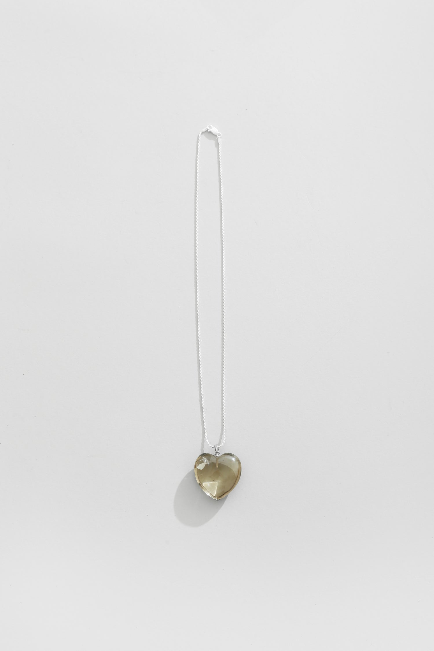 Quartz Heart Necklace