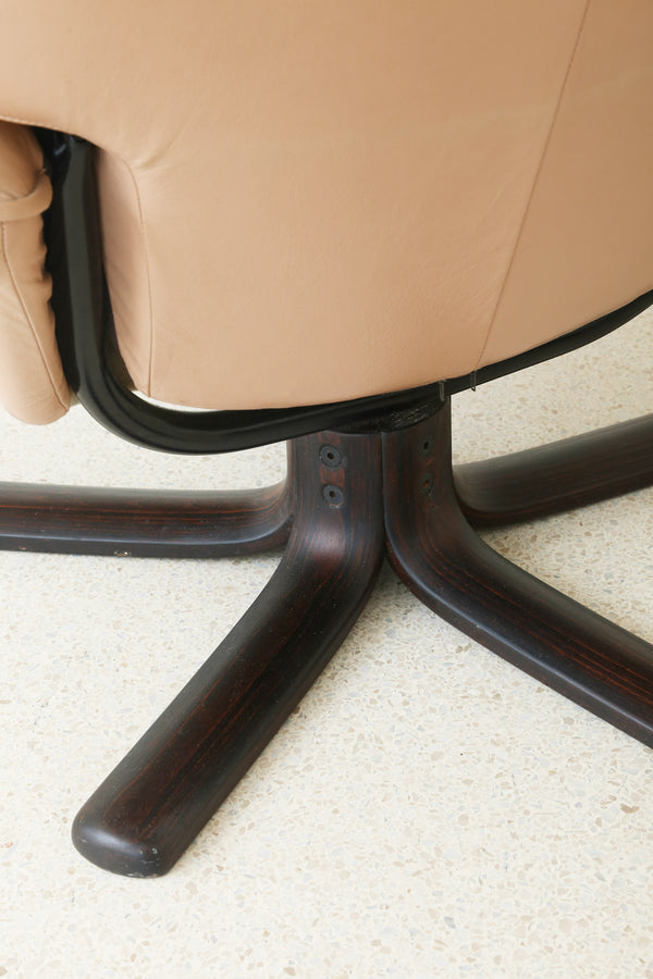 Norwegian Lounge Chair + Ottoman