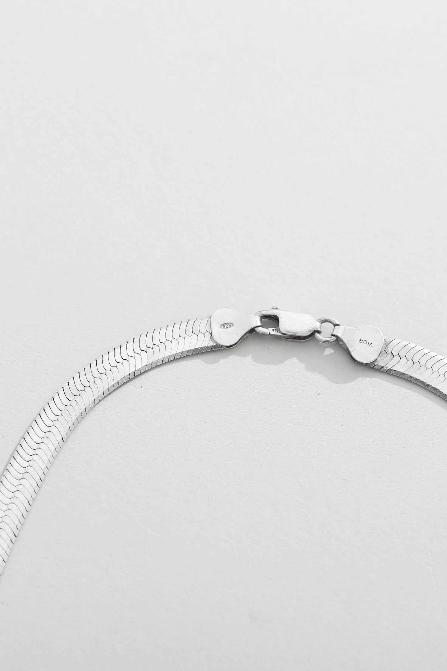 Spiral Shell Herringbone Necklace
