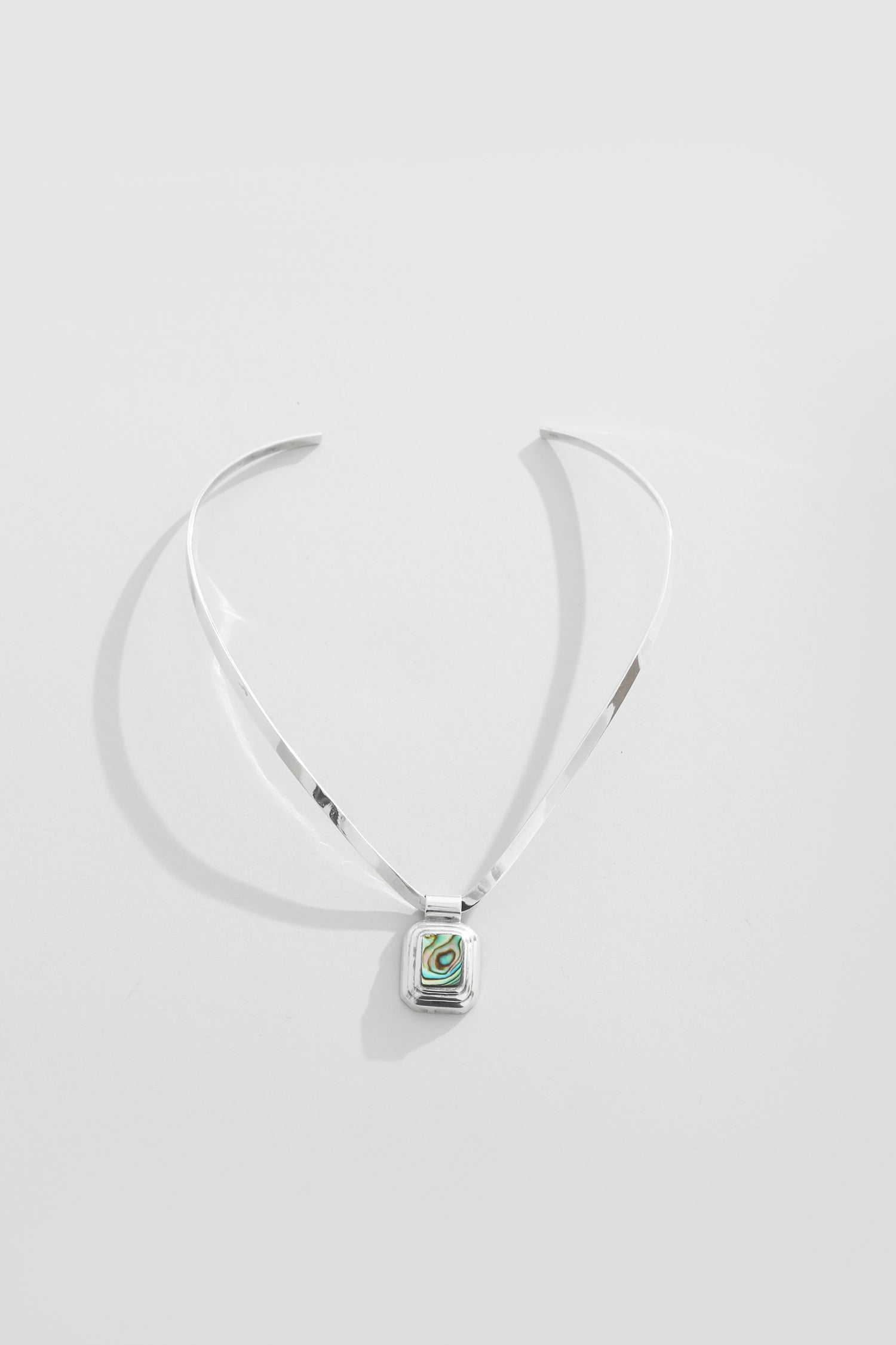 Stair Step Abalone Collar Necklace
