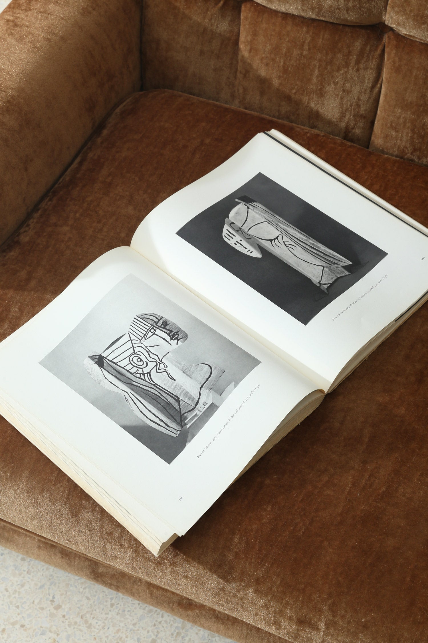 1970s Camel Velvet Sofa