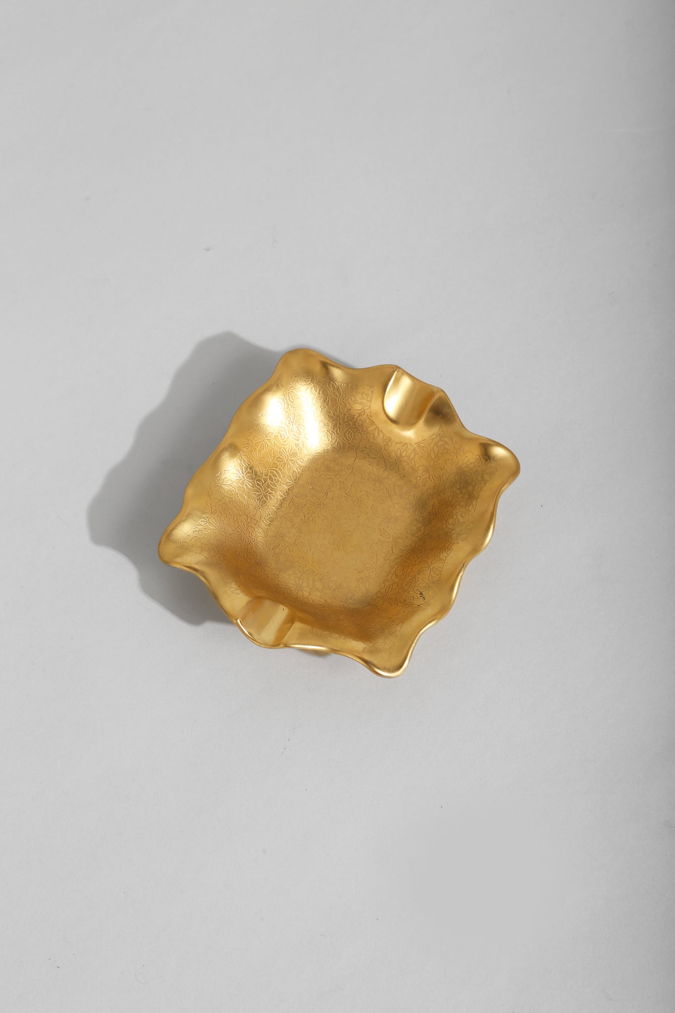 Gold Floral Catchall