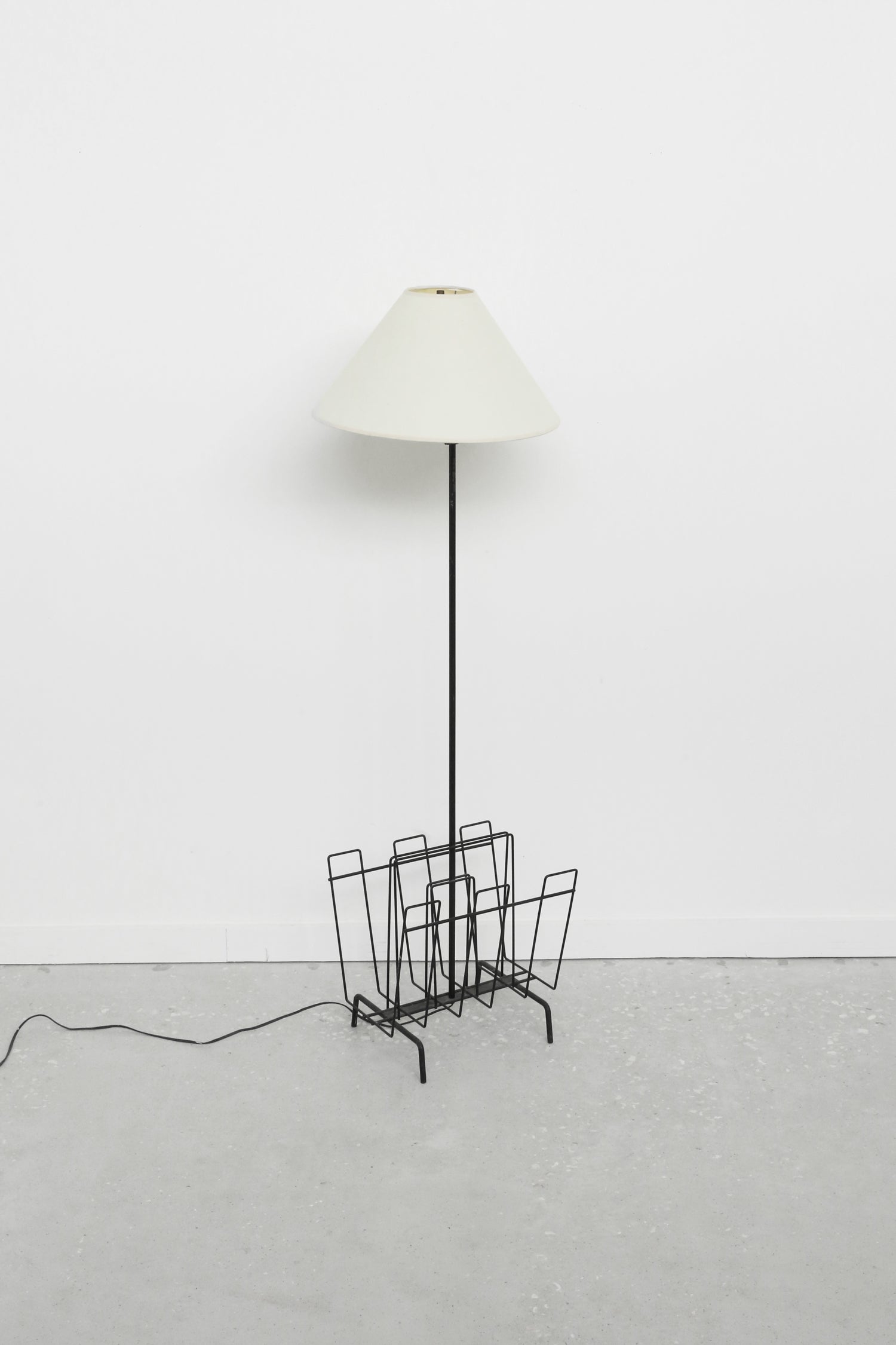 Minimalist Magazine Rack Floor Lamp
