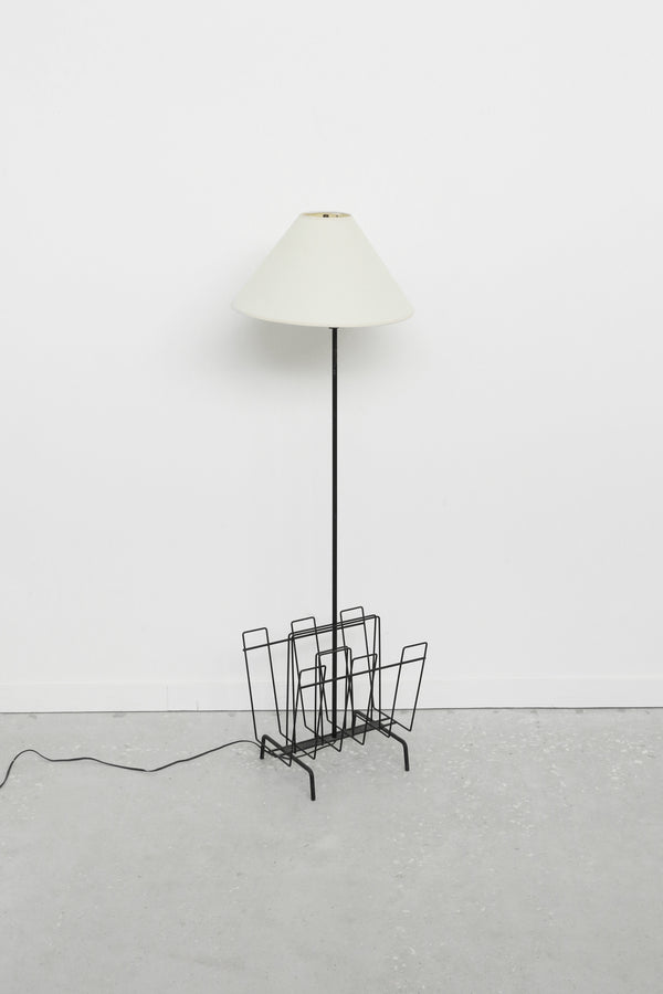 Minimalist Magazine Rack Floor Lamp