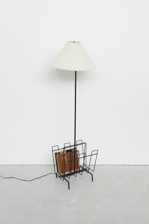Minimalist Magazine Rack Floor Lamp